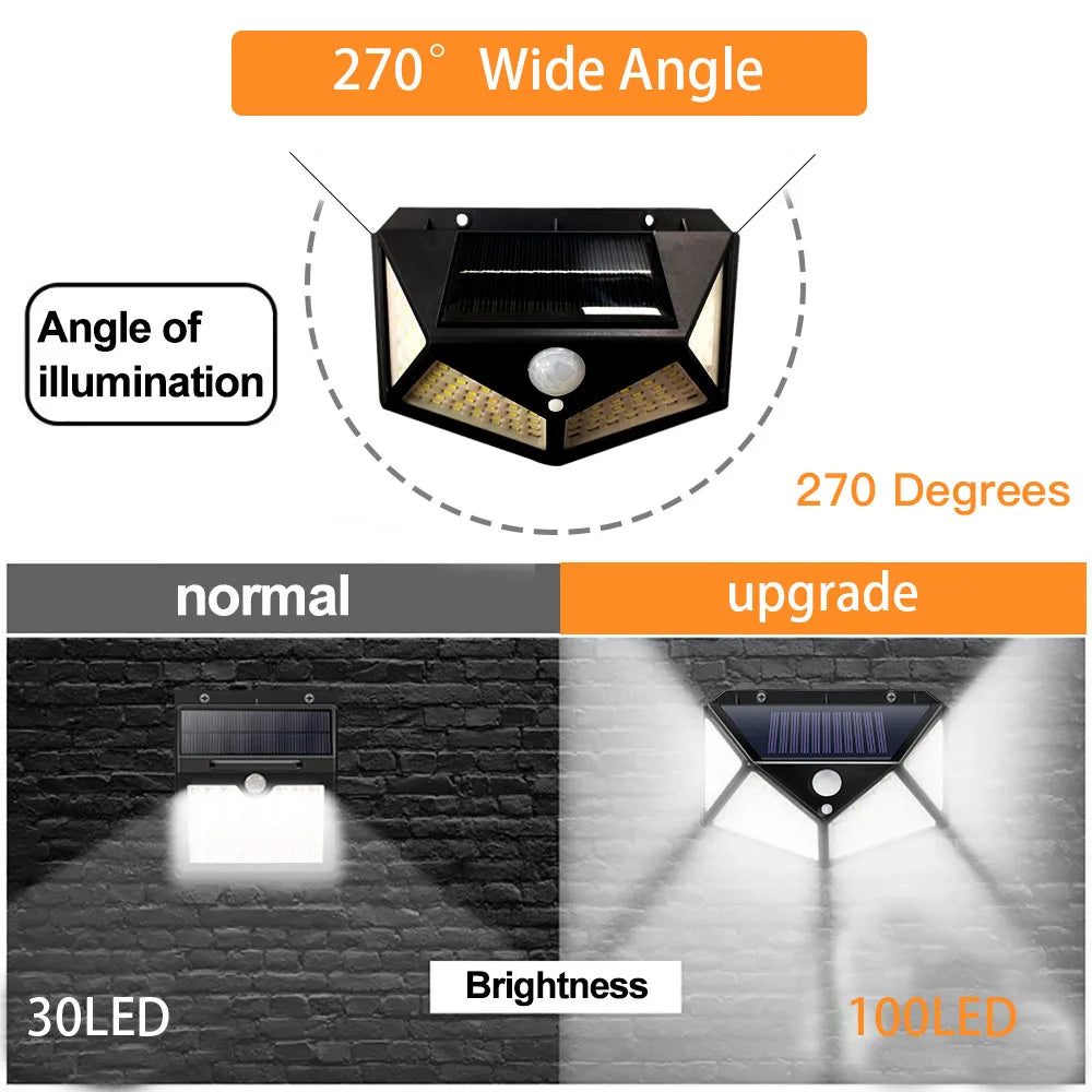 LAMPARA SOLAR CON SENSOR DE MOVIMIENTO